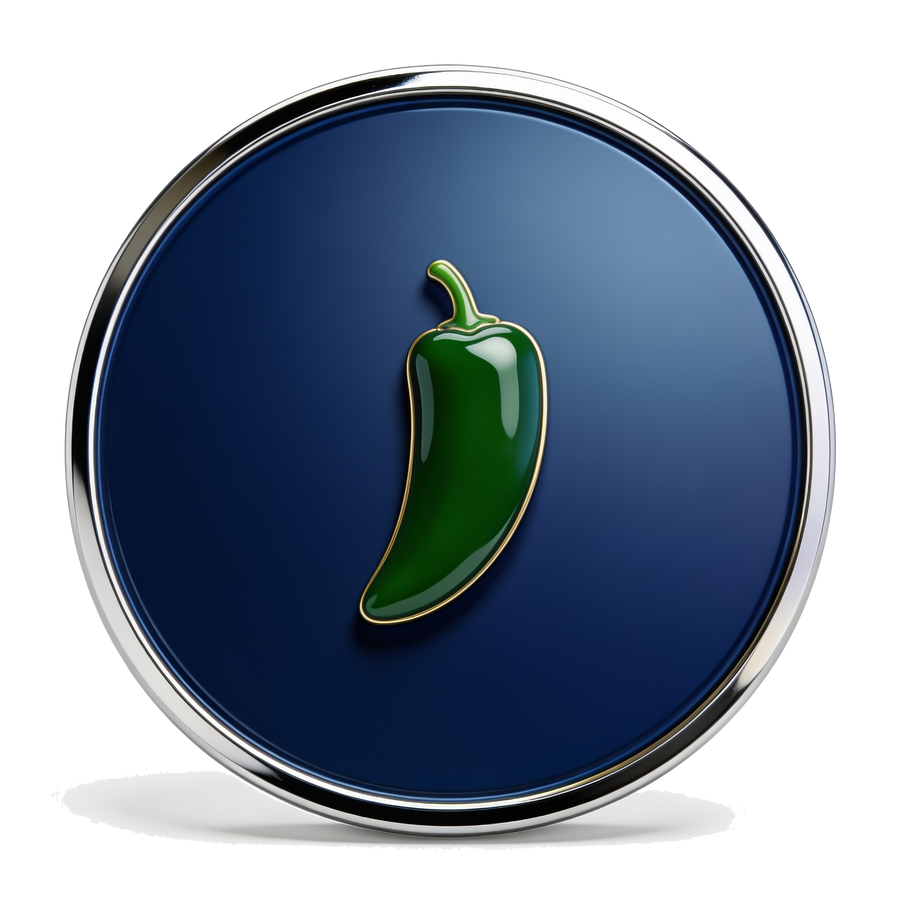 Jalapeno attribute medallion
