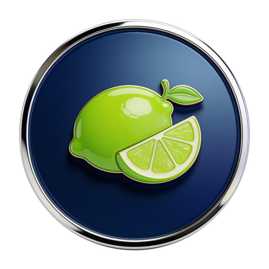 Lime flavour medallion