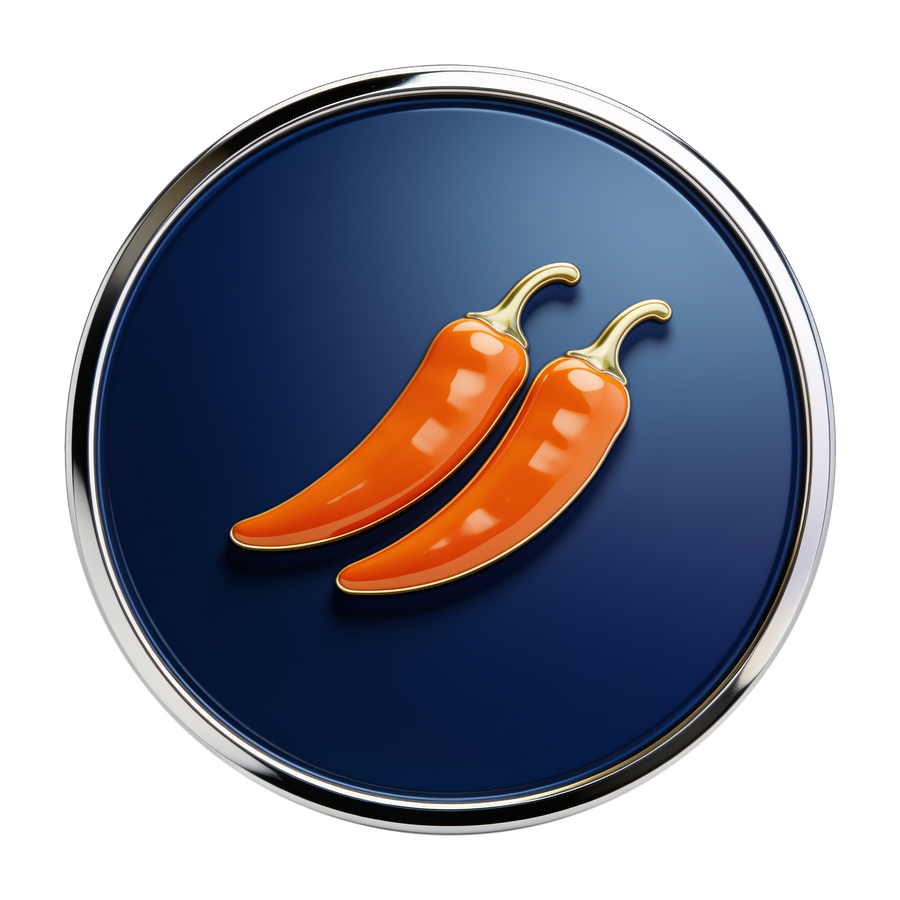 The Rub Hub Medium heat level attribute medallion