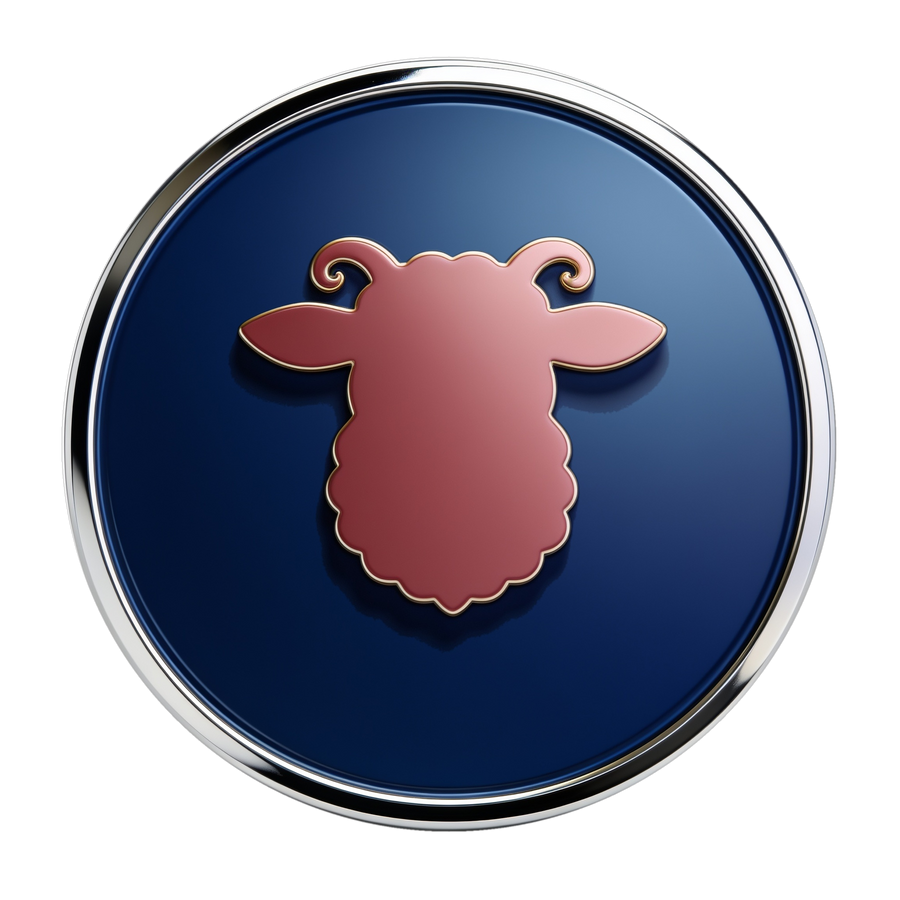 Lamb attribute medallion
