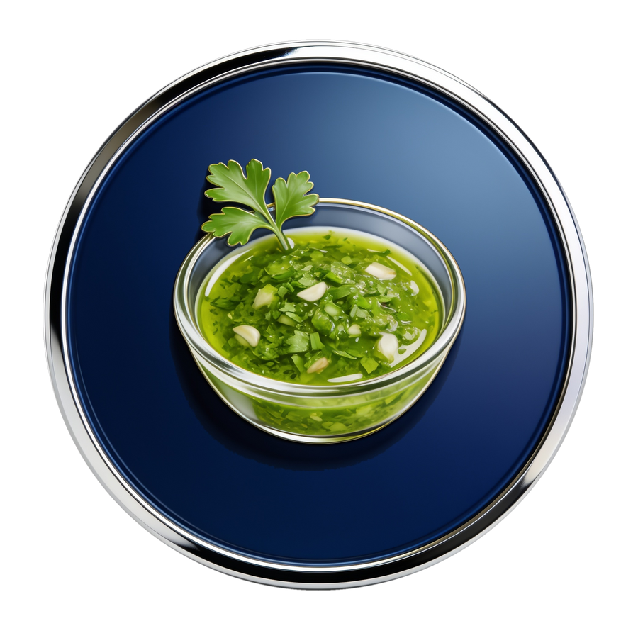 Chimichurri attribute medallion