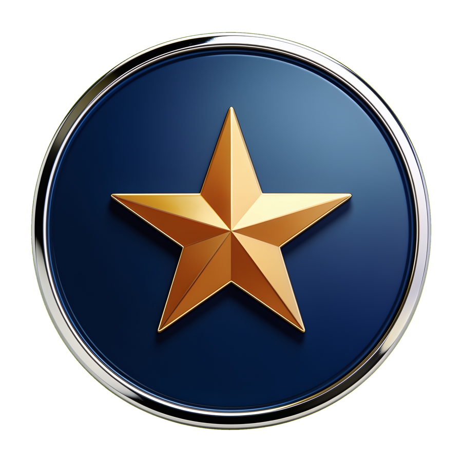 Texas BBQ attribute medallion