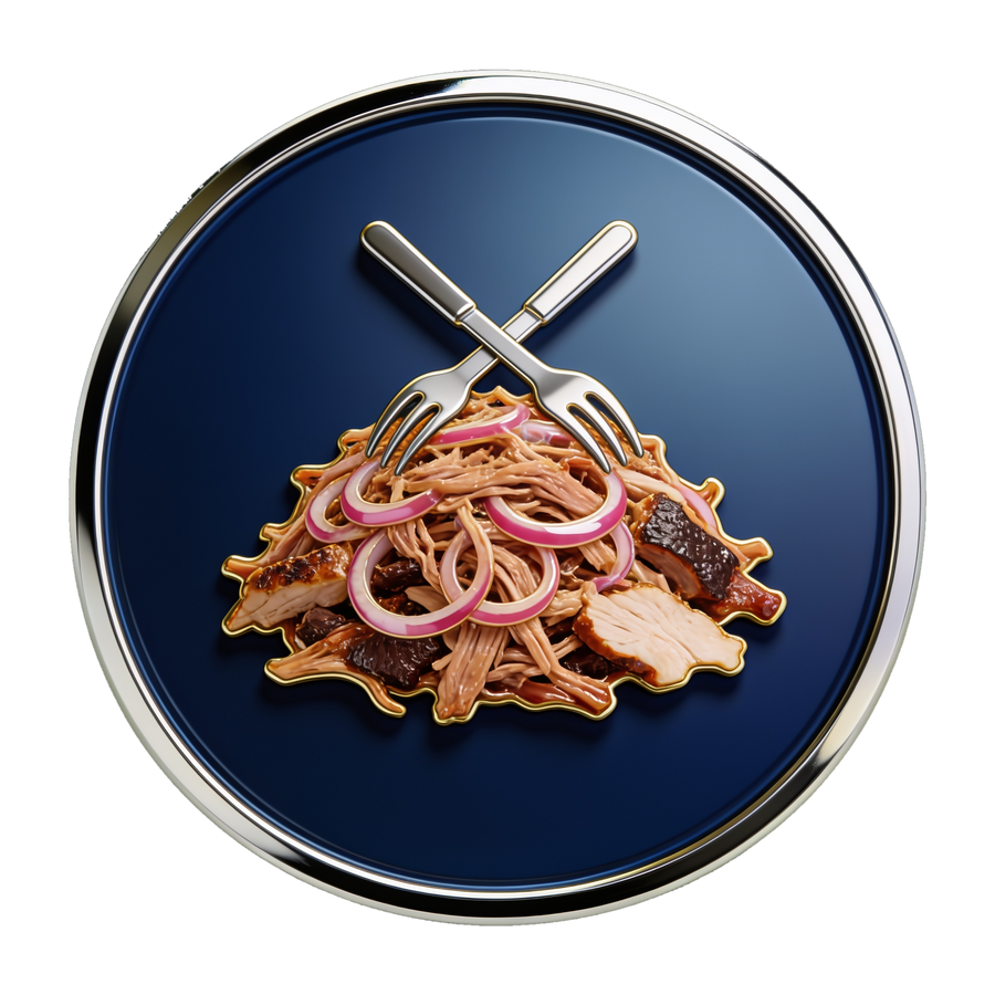 Pulled Pork attribute medallion