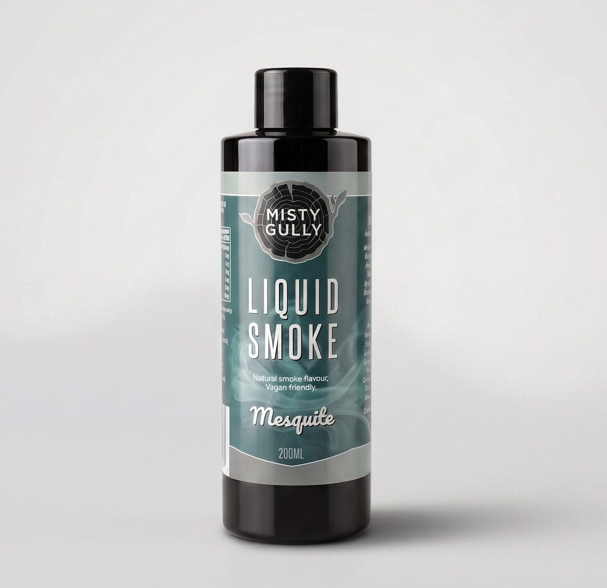 Misty Gully Liquid Smoke Mesquite 200ml bottle