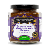 Mudgeeraba Spices Traditional Queensland Mango Chutney Mild 320g jar front