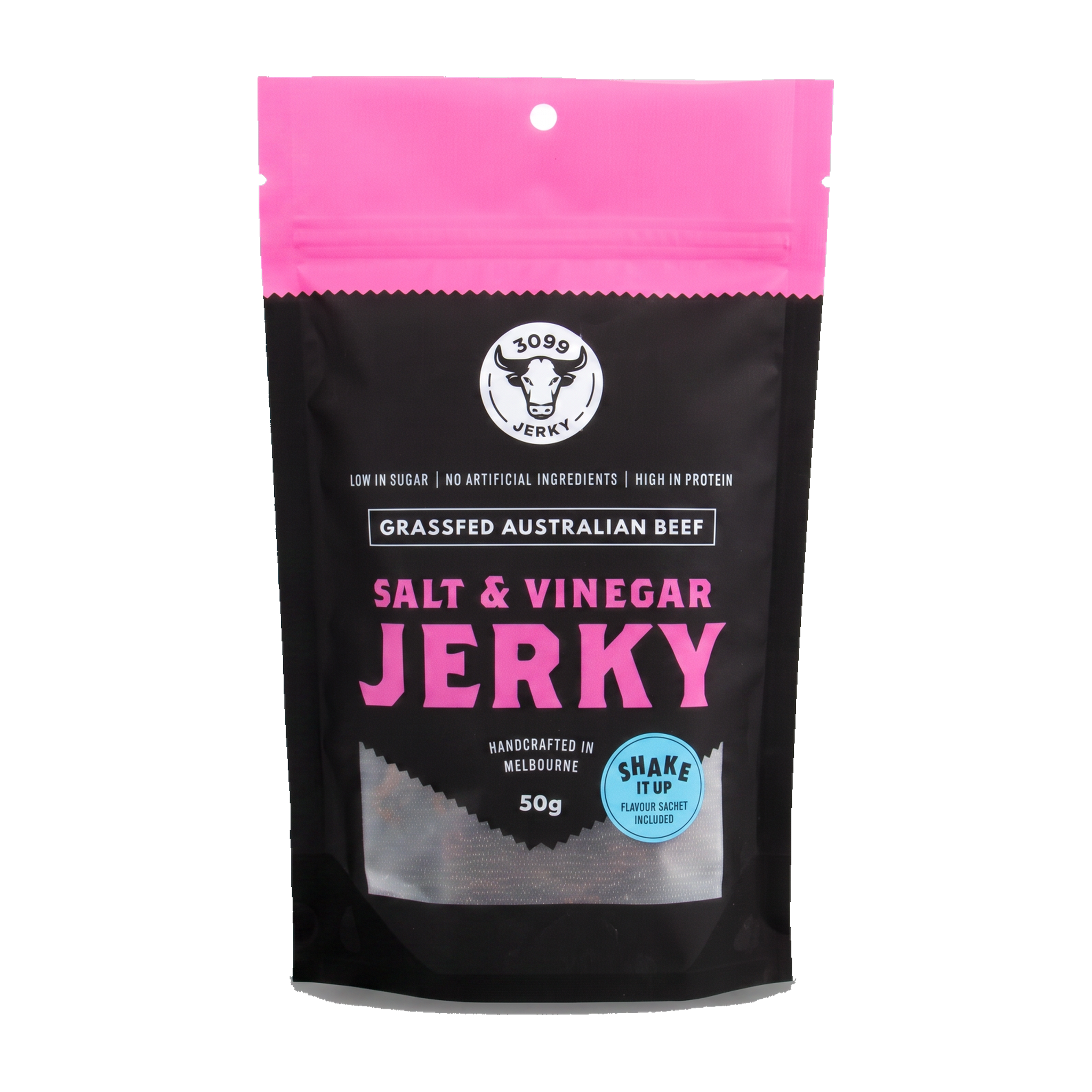 3099 Jerky Salt & Vinegar Beef Jerky 50g pack