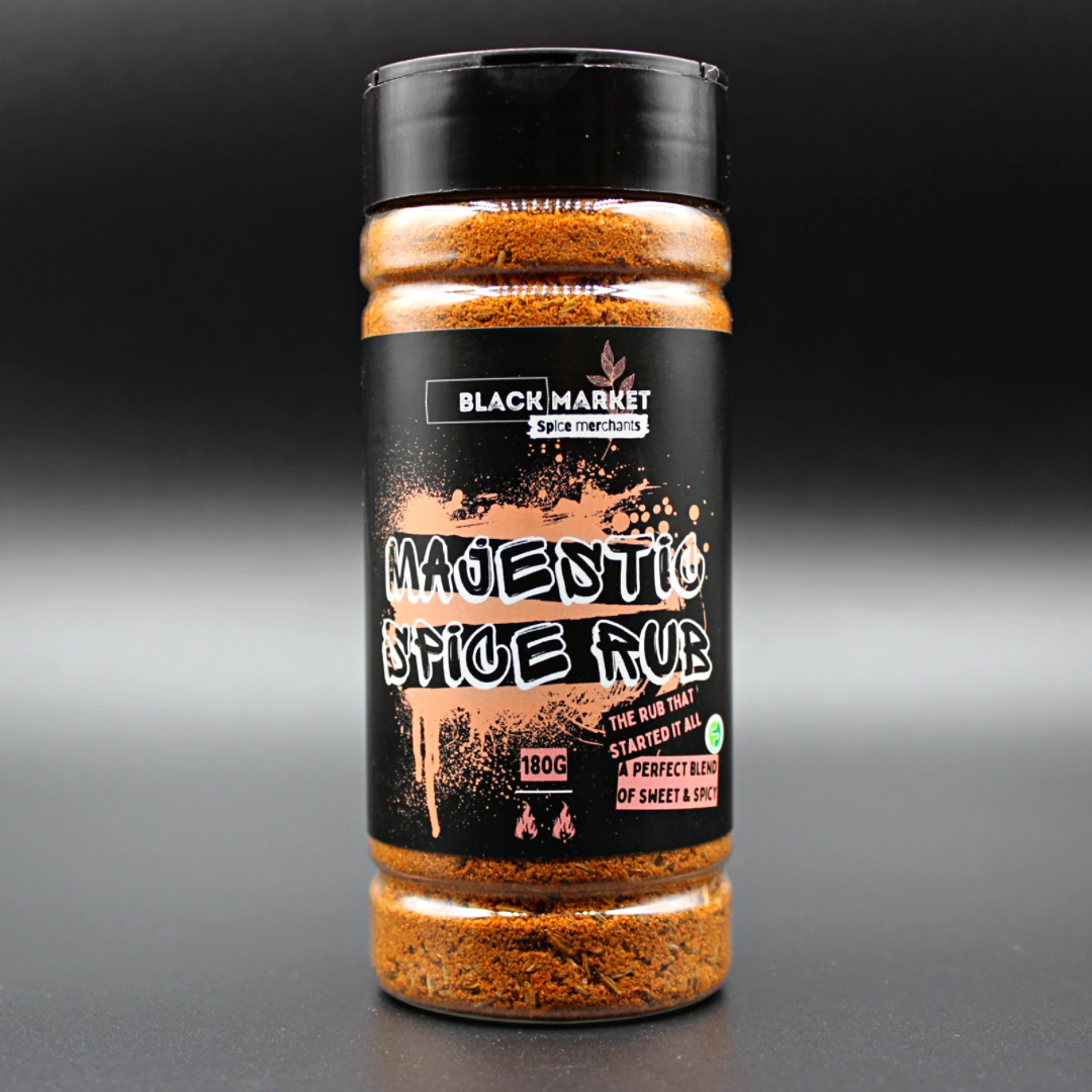 BLACK MARKET SPICE MERCHANTS: Majestic Spice Rub - 160G