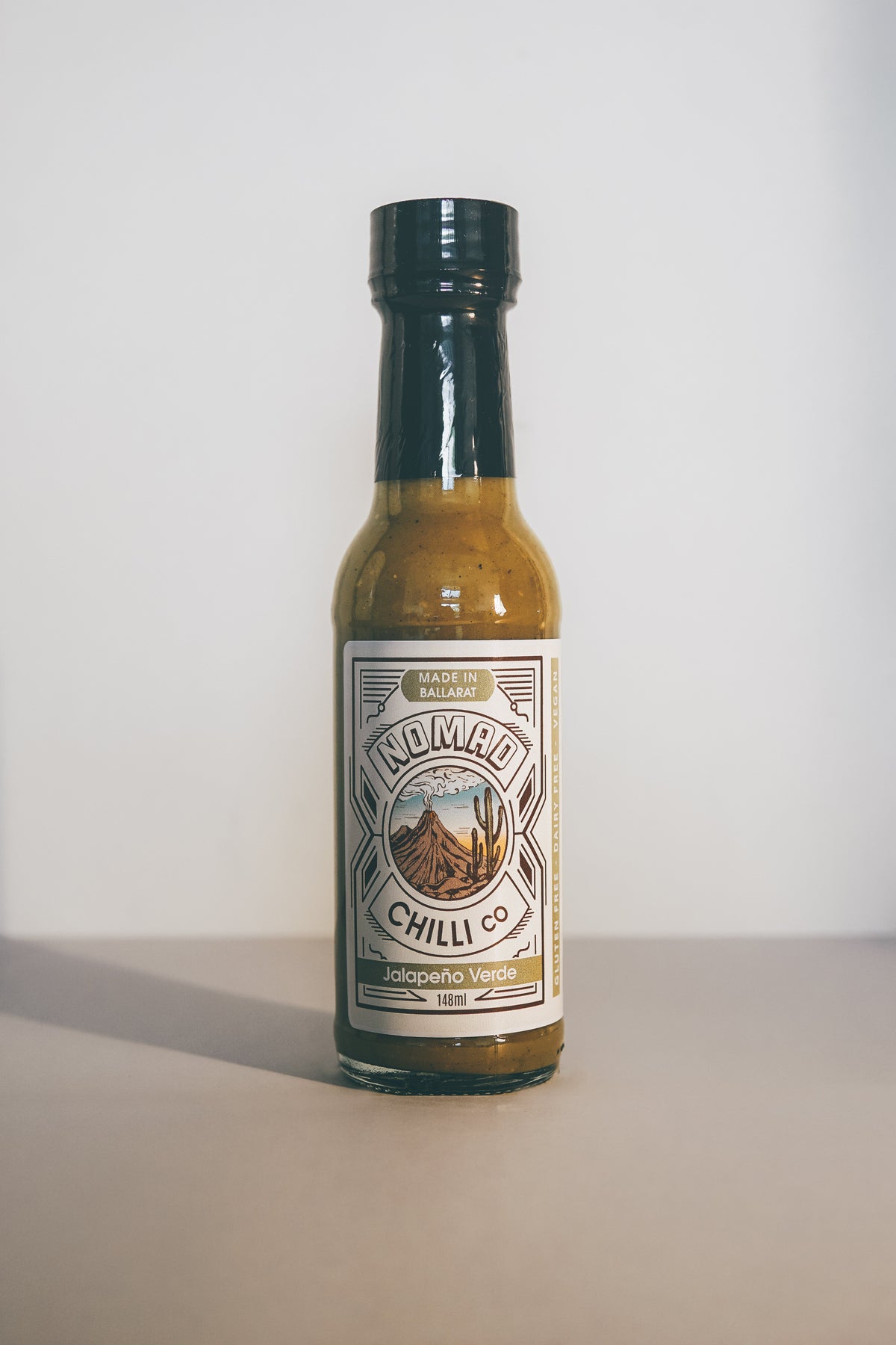 Nomad Chilli Co Jalapeño Verde fermented salsa verde hot sauce 148ml