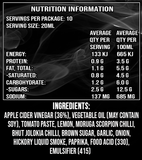 Uncle Mungos Scorpion Wing ingredients