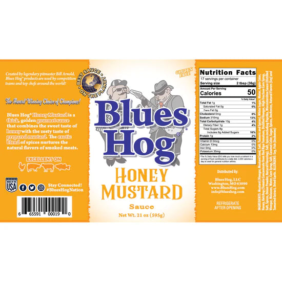 BLUES HOG: Honey Mustard Sauce – 595g