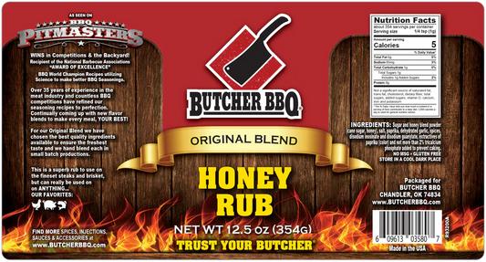 BUTCHER BBQ: Honey Rub – 354g