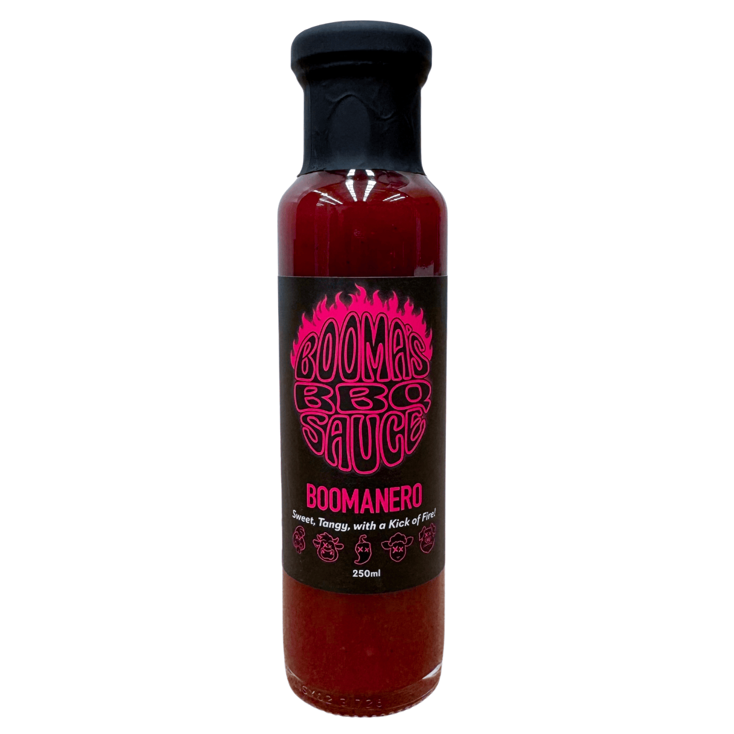 Booma's BBQ Boomenero Spicy BBQ Sauce 250ml