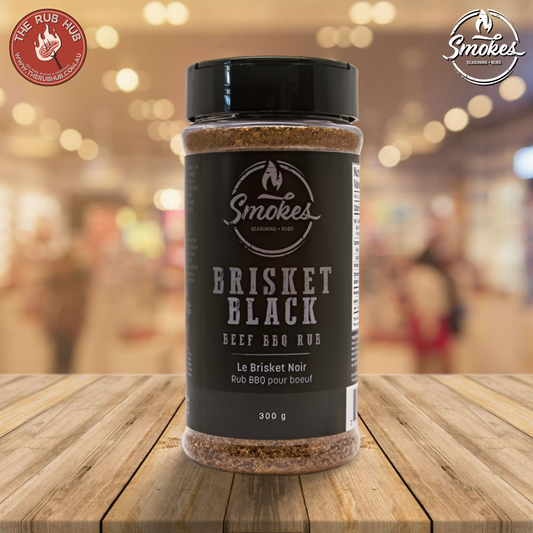 SMOKES SEASONING: Brisket Black BBQ Rub - 300g