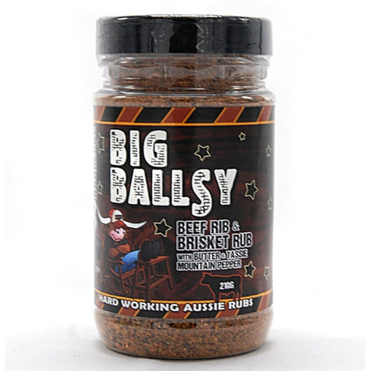 BULLDOZER BBQ: Big Ballsy Beef Rib & Brisket Rub – 210g