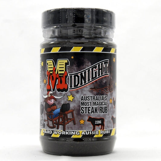 BULLDOZER BBQ: Midnight Steak Rub – 220g