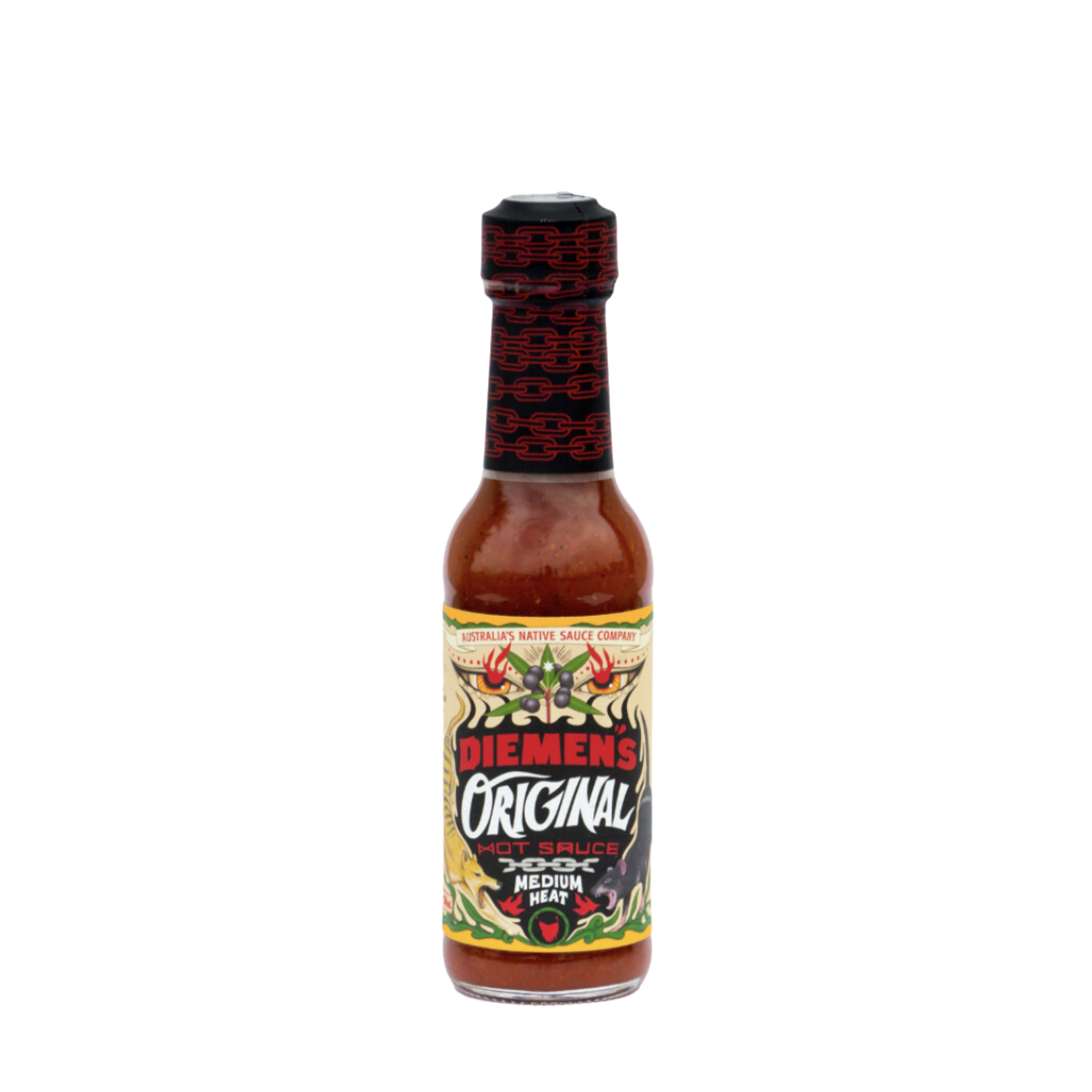 Diemen's Original Hot Sauce 150ml bottle — Australian native pepperberry hot sauce