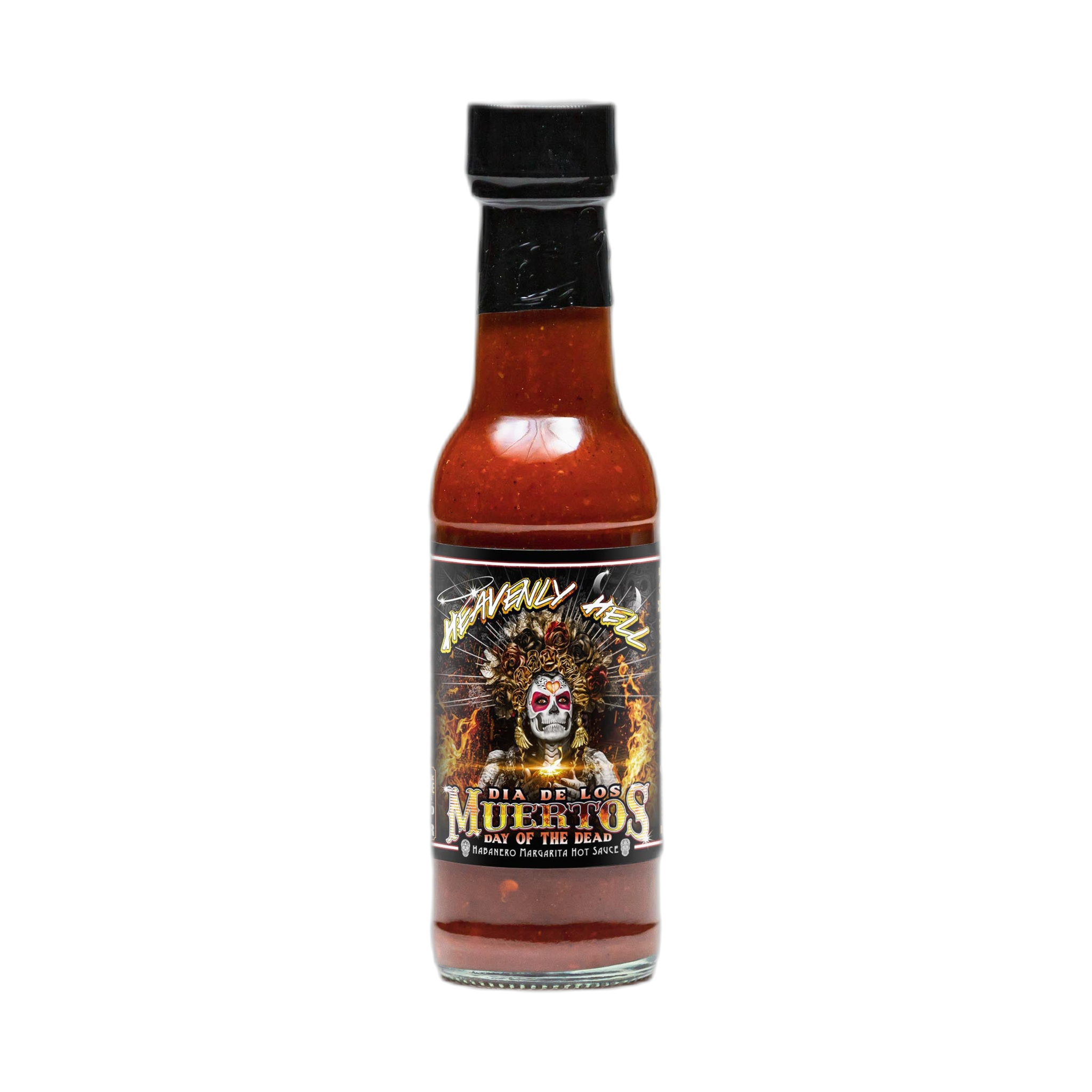 Heavenly Hell Dia De Los Muertos Habanero Margarita Hot Sauce 150ml bottle