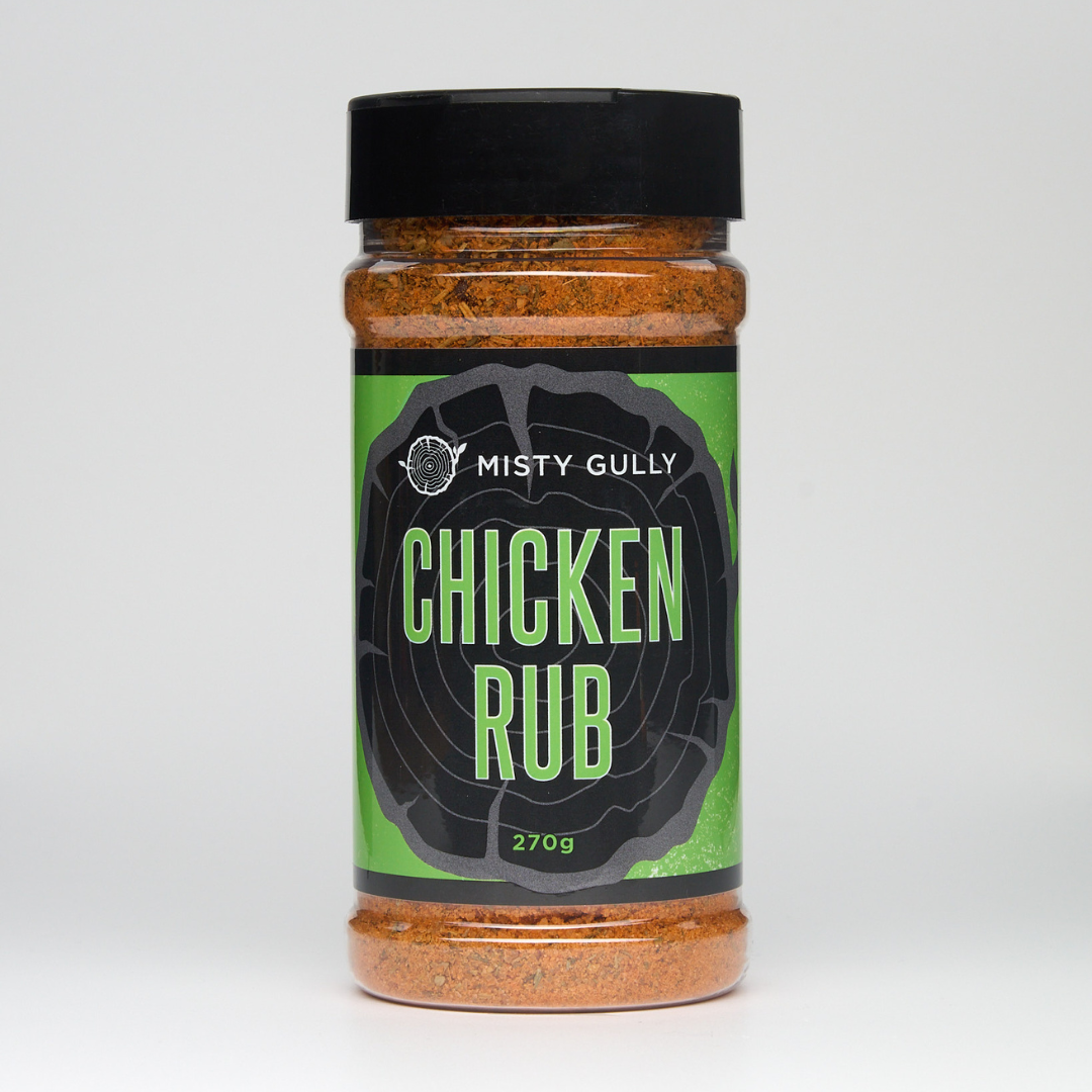 Misty Gully Chicken Rub 300g shaker