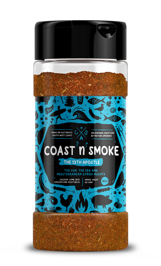 COAST N SMOKE: The 13th Apostle Rub – 160g