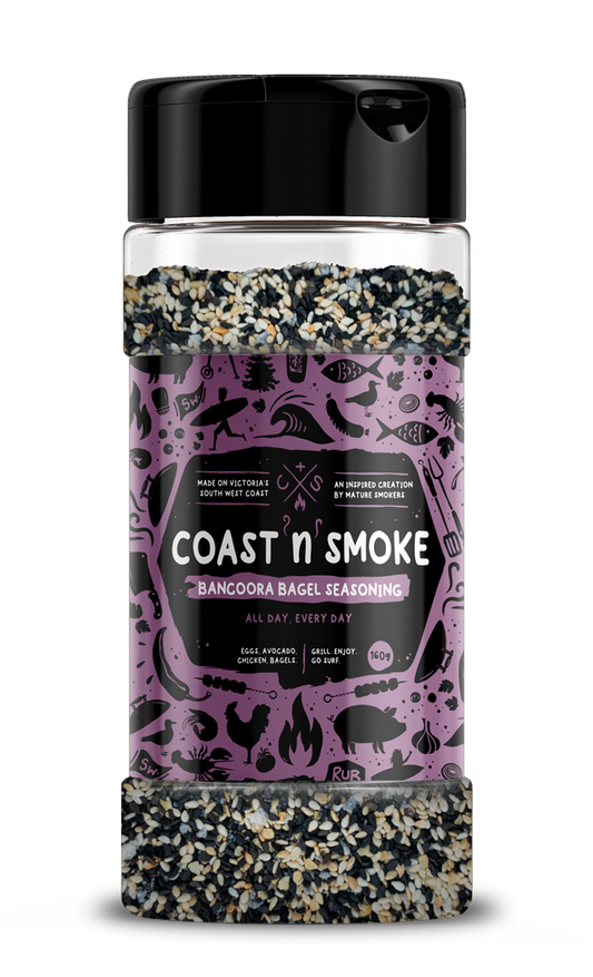 COAST N SMOKE: Bancoora Bagel Seasoning – 160g