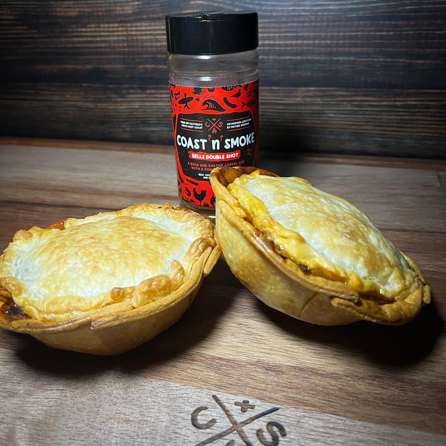 COAST N SMOKE: Bells Double Shot Rub – 170g