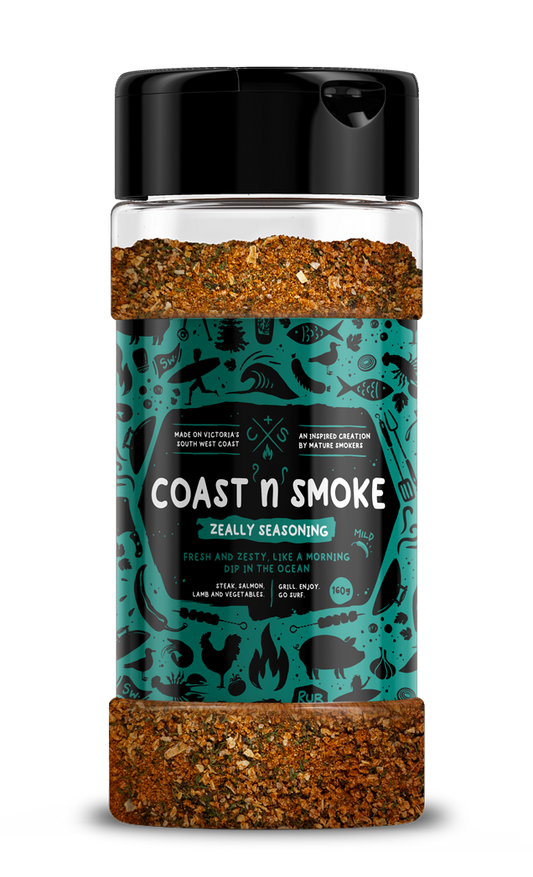 COAST N SMOKE: Zeally Seasoning Rub – 160g