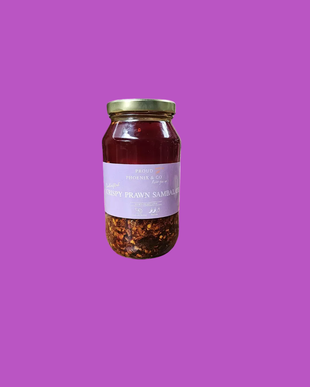 Proud Phoenix Crispy Prawn Sambal 500ml