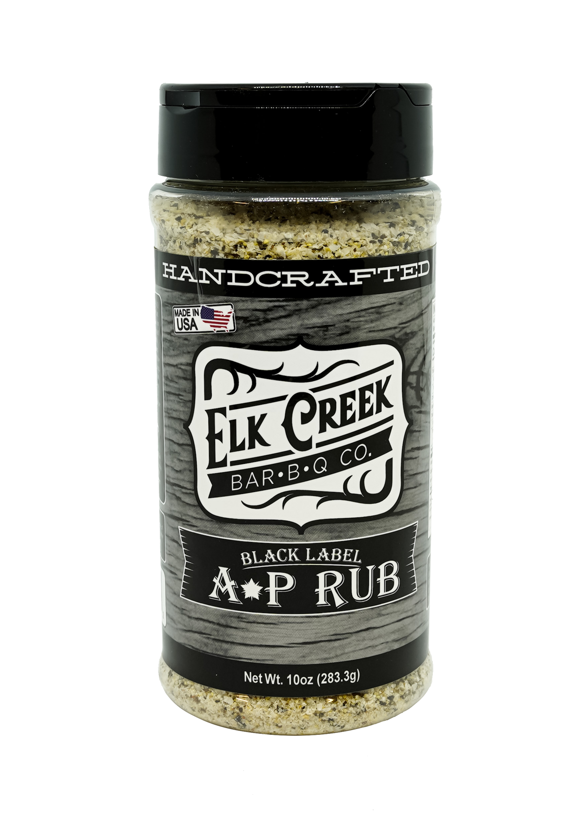 Elk Creek Black Label A-P All-Purpose Rub 283g shaker