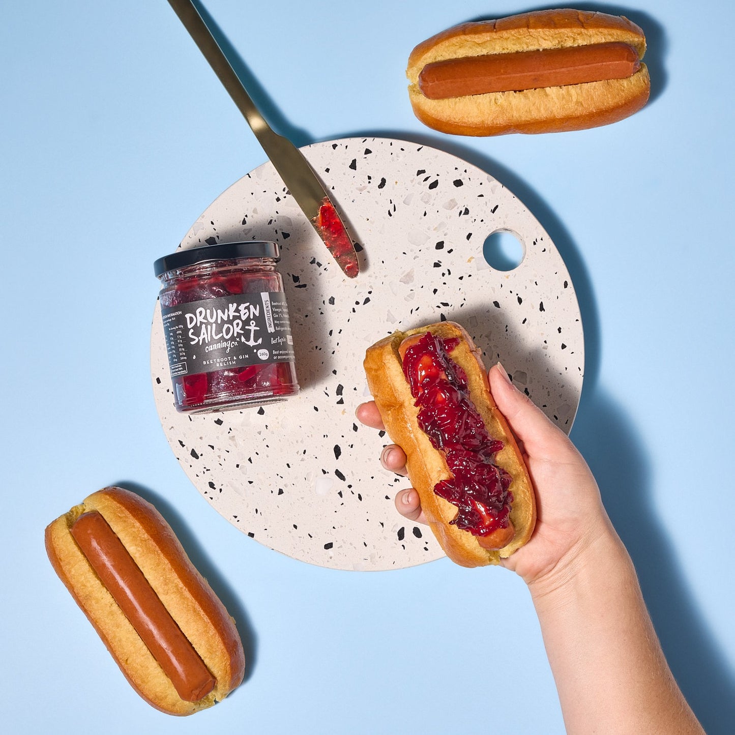 DRUNKEN SAILOR: Beetroot & Gin Relish – 260g