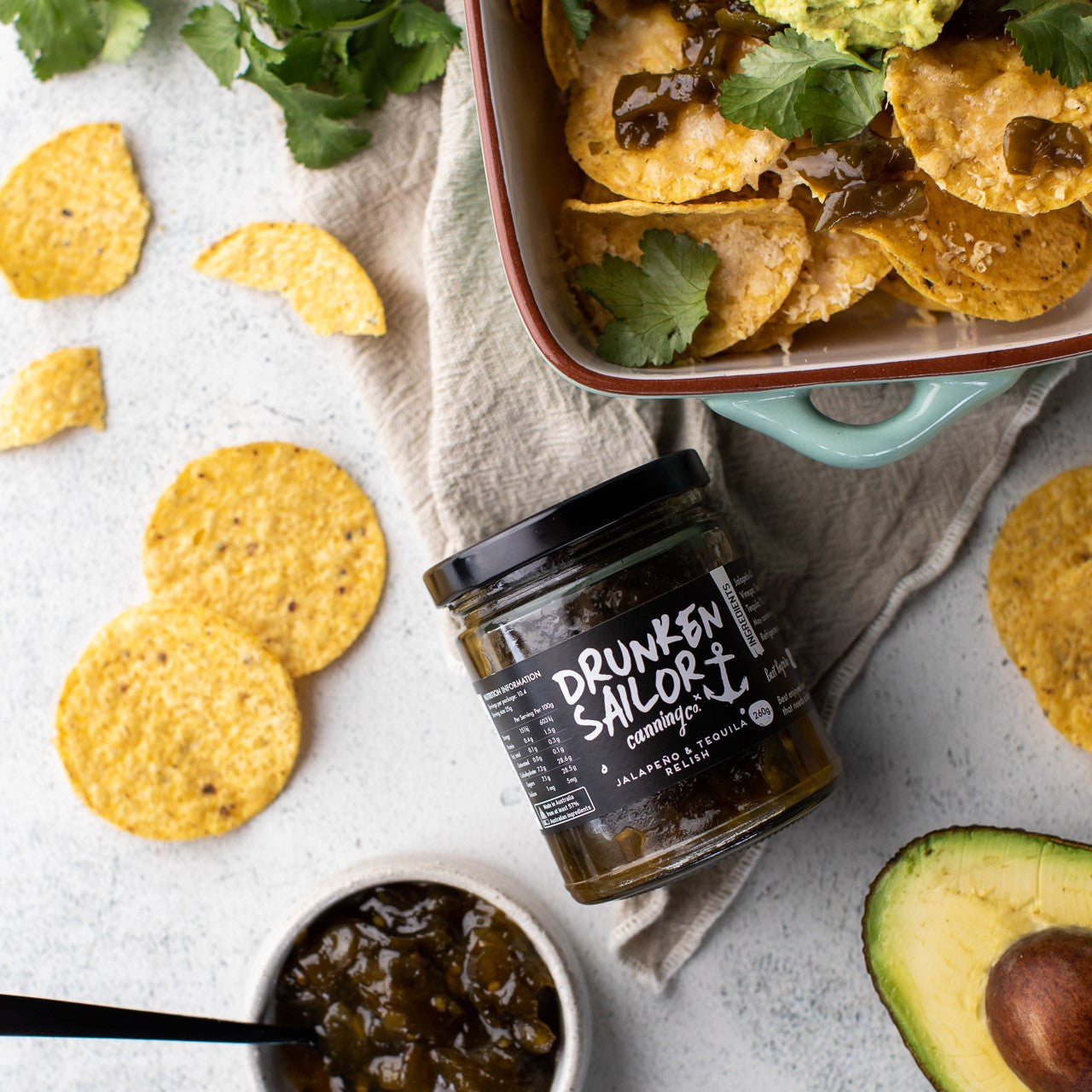 DRUNKEN SAILOR: Jalapeno & Tequila Relish – 260g