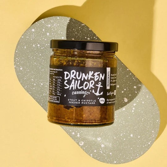 DRUNKEN SAILOR: Stout & Chipotle Seeded Mustard – 260g