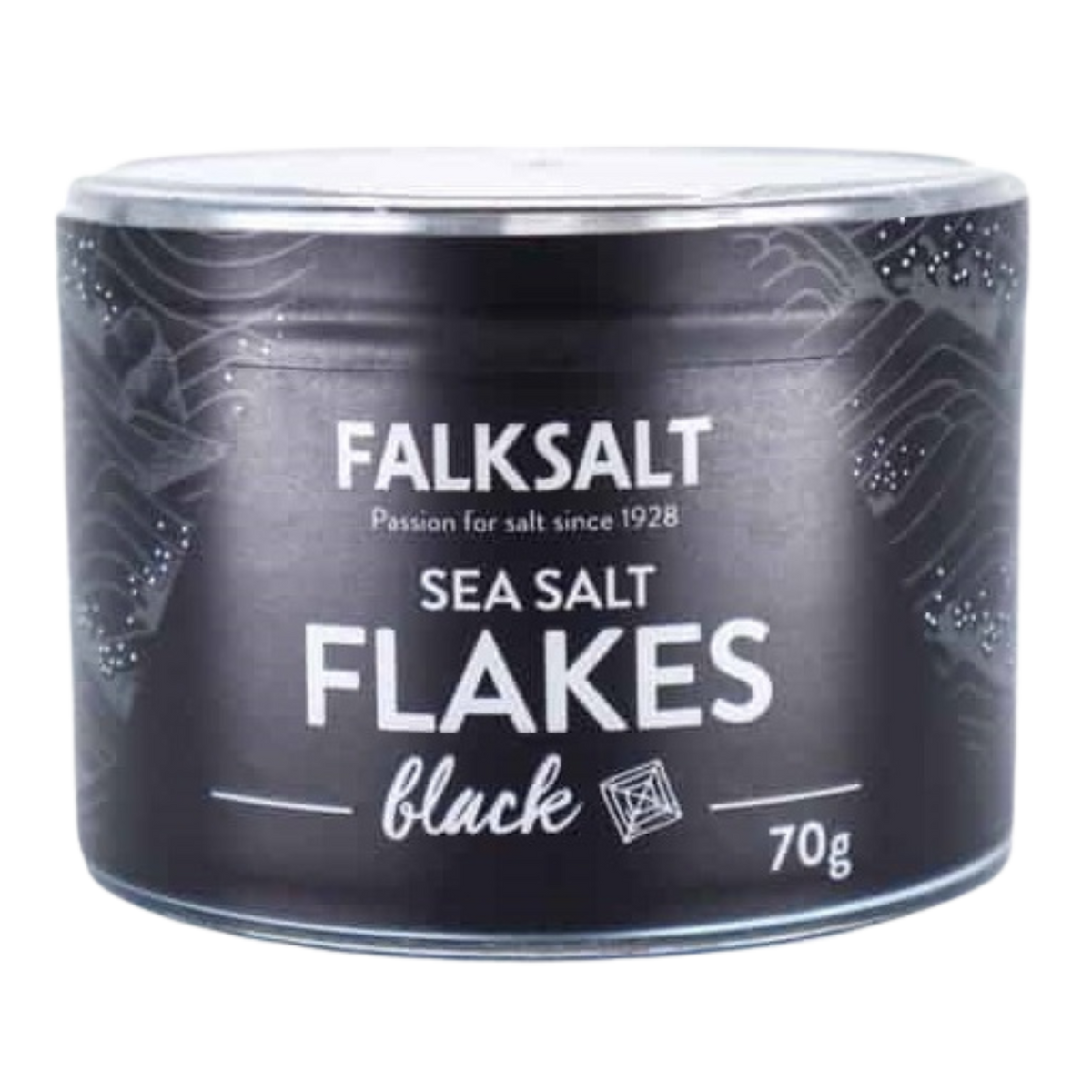 FALKSALT: Sea Salt Flakes Black - 70g