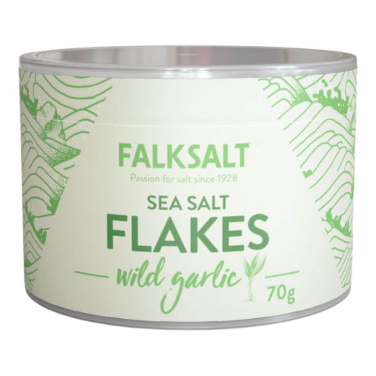 FALKSALT: Sea Salt Flakes Wild Garlic - 70g