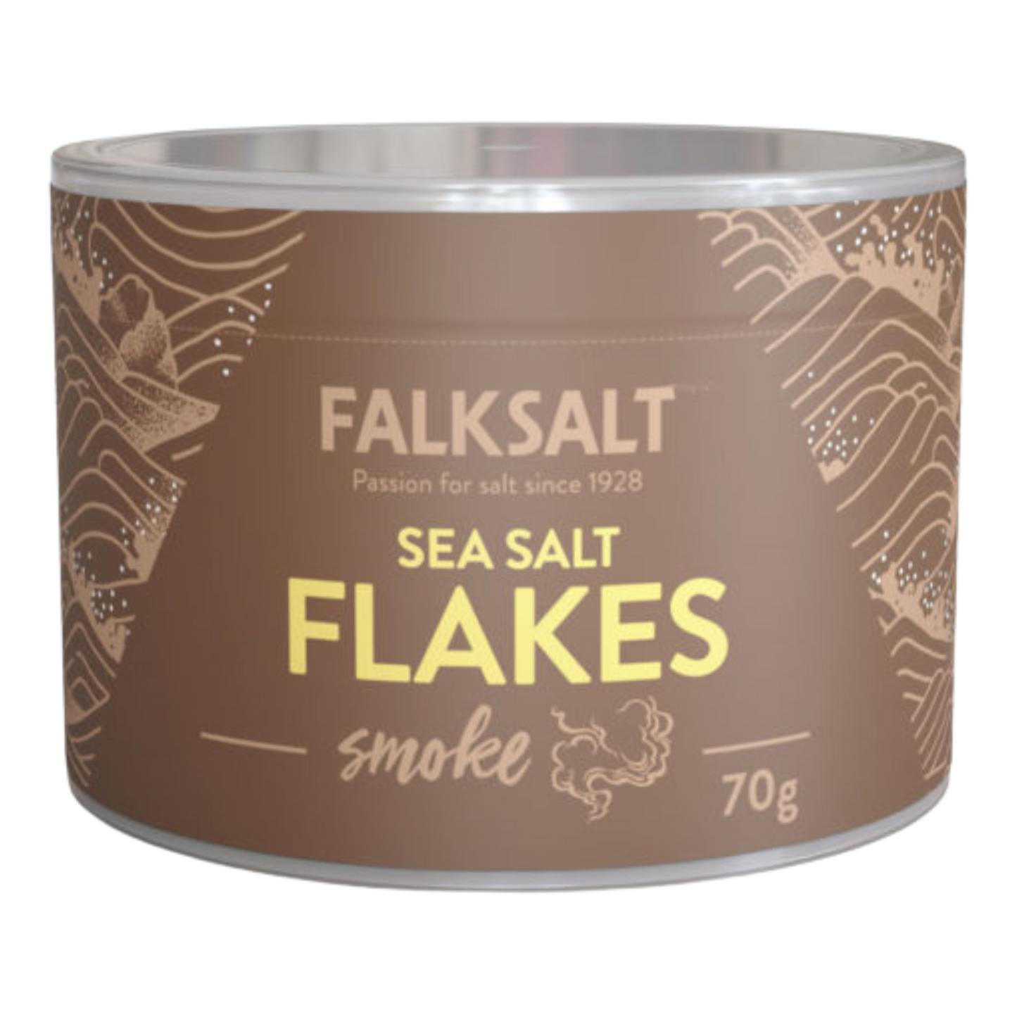 FALKSALT: Sea Salt Flakes Hickory Smoke - 70g