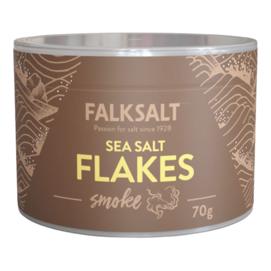 FALKSALT: Sea Salt Flakes Hickory Smoke - 70g