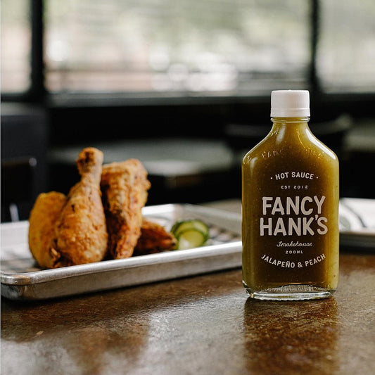 FANCY HANKS: Jalapeno & Peach Hot Sauce – 200ml