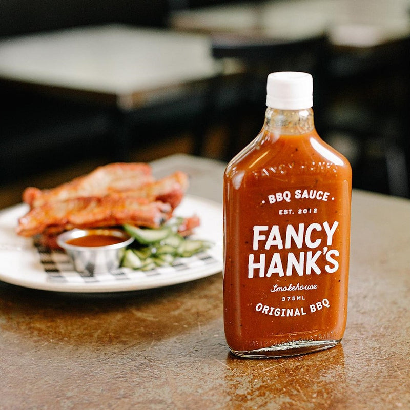 Fancy Hank's Original BBQ Sauce 330ml - Melbourne made barbecue sauce for pulled pork lifestyle photo