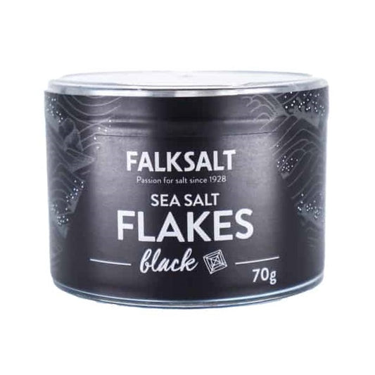 FALKSALT: Sea Salt Flakes Black - 70G