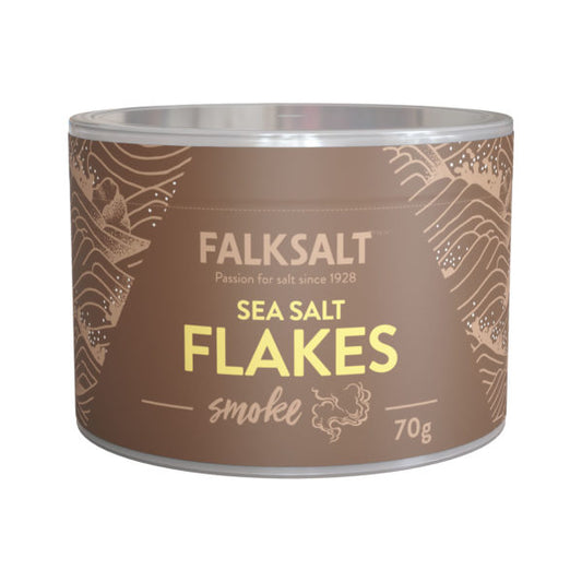 FALKSALT: Sea Salt Flakes Hickory Smoke - 70g
