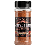 Big GC's Sweet Beef Rub 150g — front of the shaker on transparent background