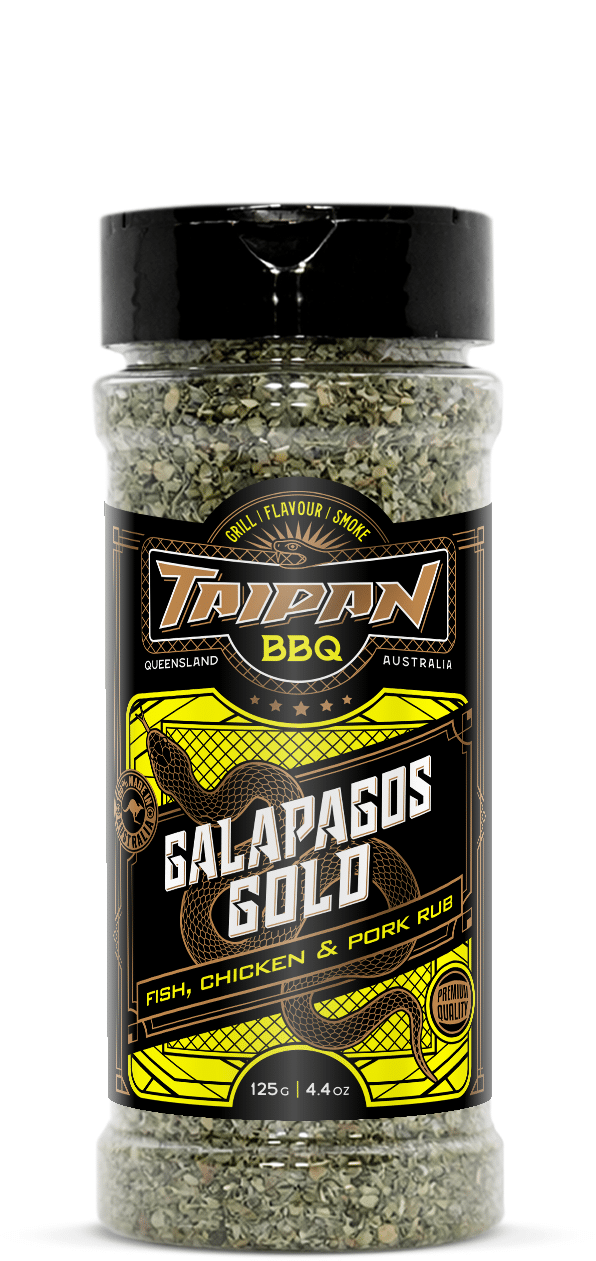 Taipan BBQ Galapagos Gold fish & seafood rub 125g