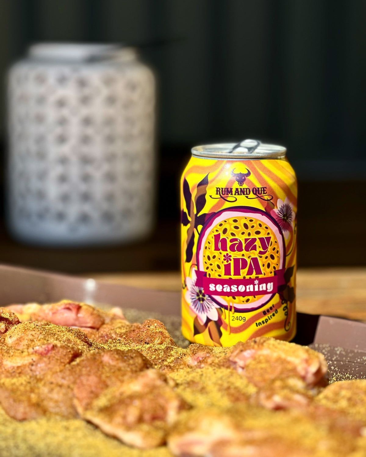 Rum and Que Hazy IPA Beer Rub