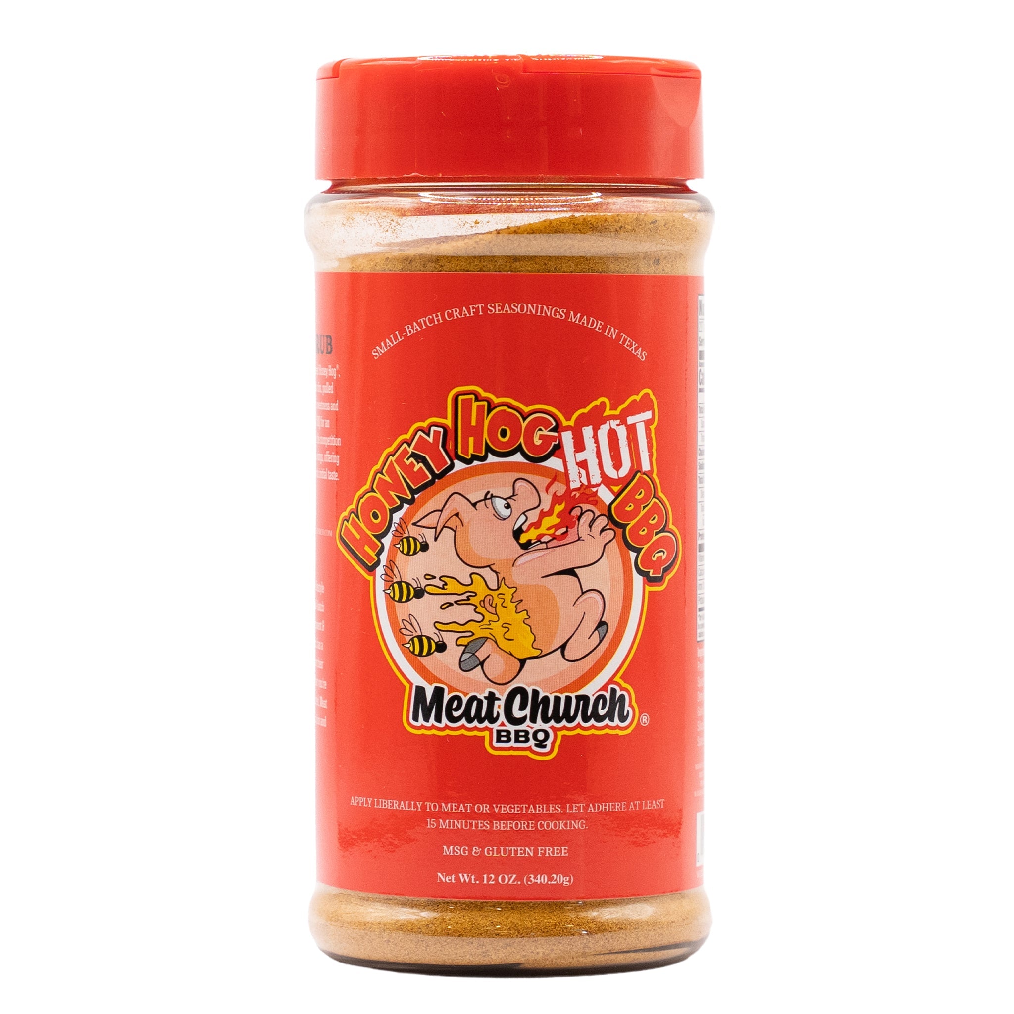 Meat Church Honey Hog Hot BBQ Rub 12oz