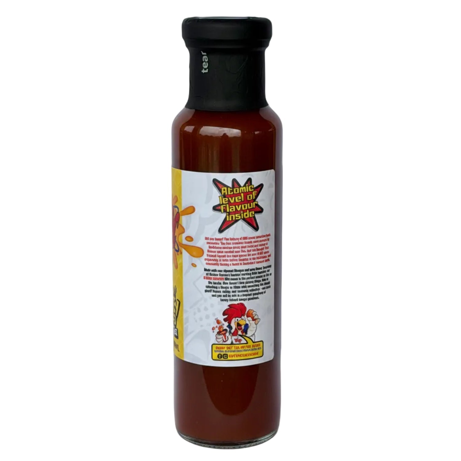 Atomic Chicken Honey Mango BBQ Sauce bottle