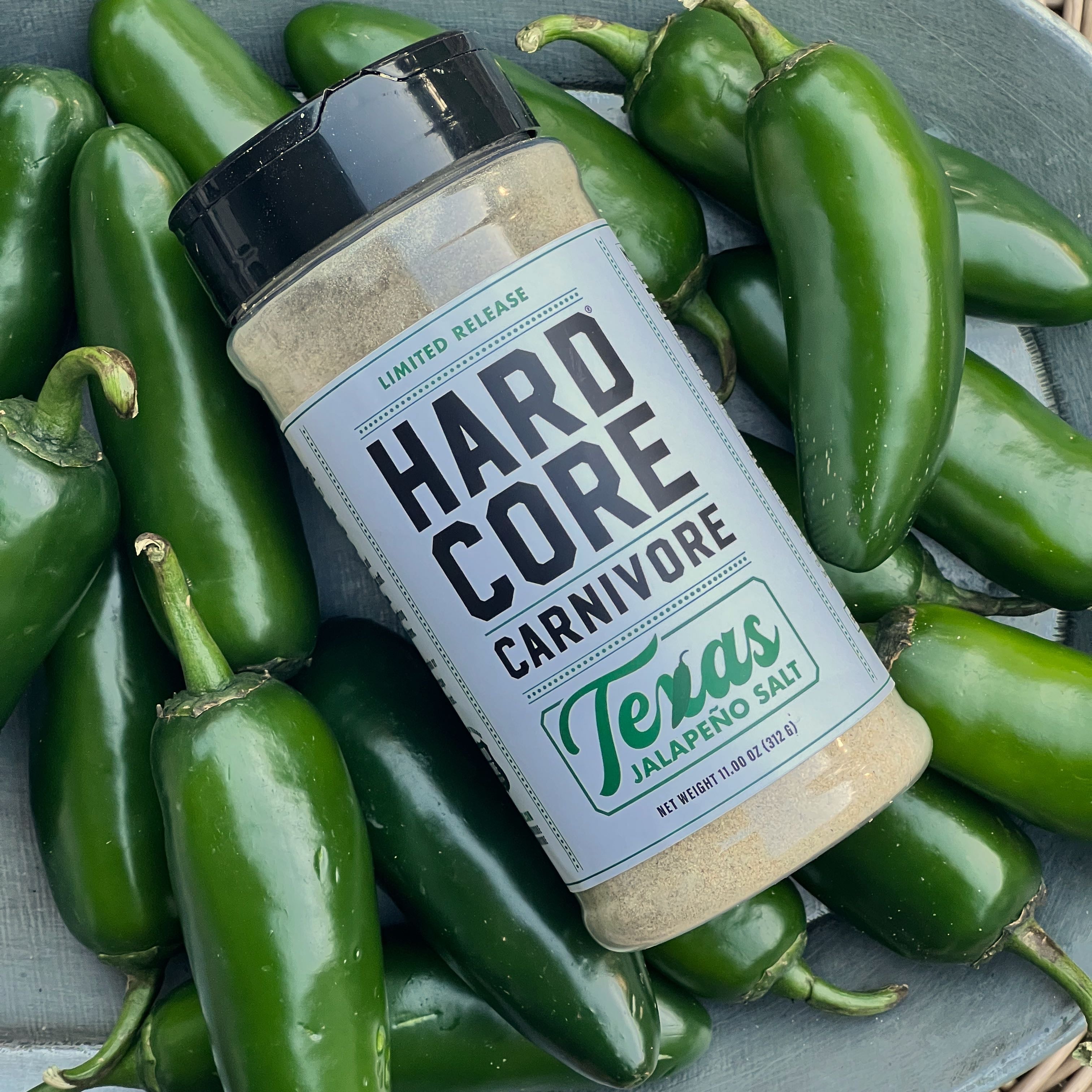 Hardcore Carnivore Texas Jalapeno Salt on food, lifestyle