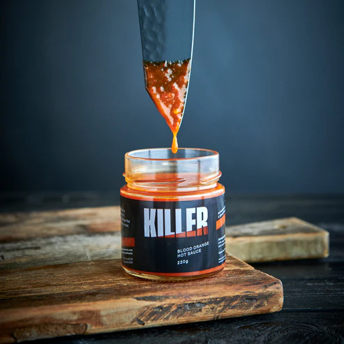 KILLER CONDIMENTS: Blood Orange Hot Sauce - 220g