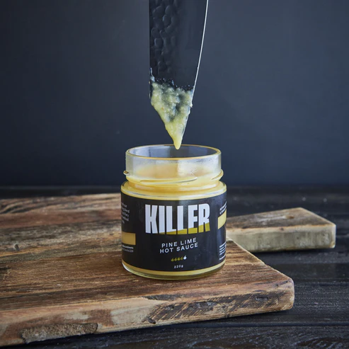 KILLER CONDIMENTS: Pine Lime Hot Sauce - 220g