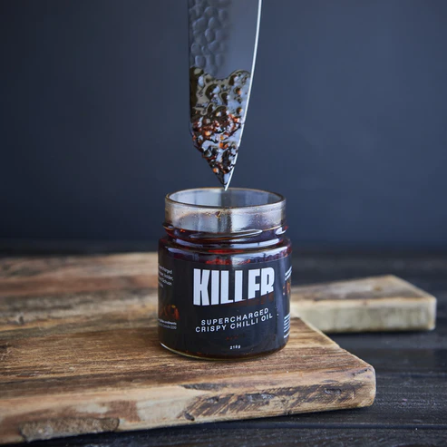 KILLER CONDIMENTS: Supercharged Crispy Chilli Oil - 215g