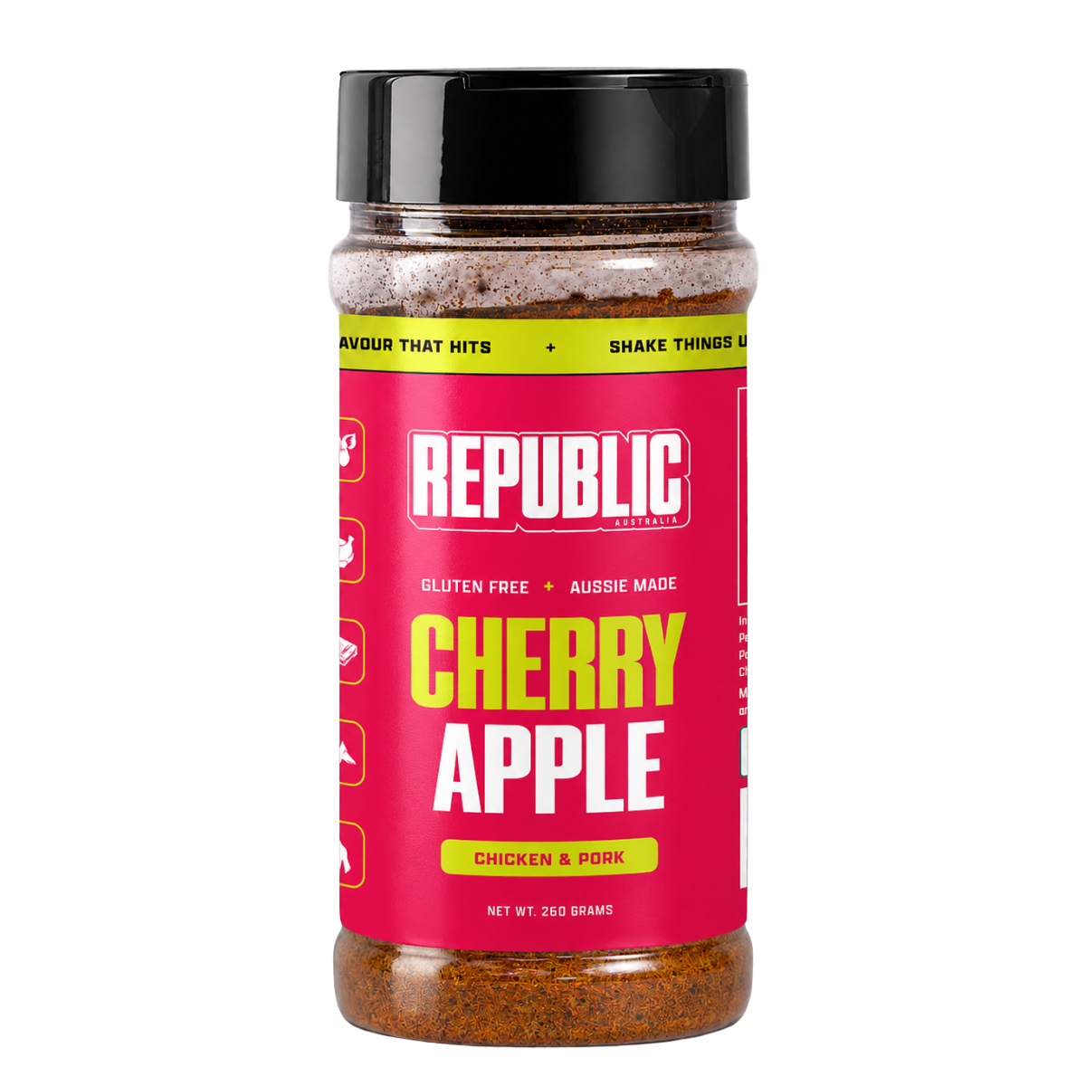 Republic Cherry Apple chicken and pork BBQ rub 260g
