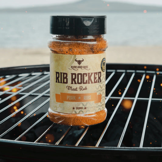 RUM AND QUE: Rib Rocker Pork Rub – 200g